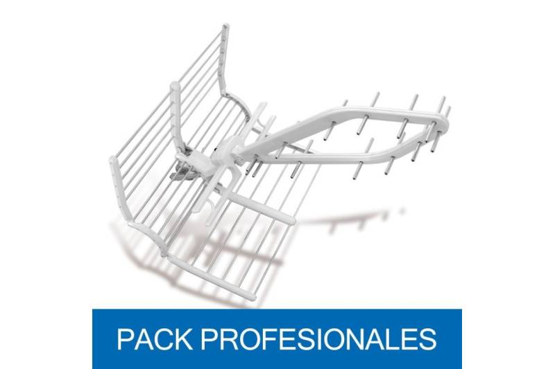 Antena 5G UHF activa. 17-34dB (pasiva / activa). C48. D/A 24dB. Embalaje de 5 uds Antena 5G UHF activa. 17-34dB (pasiva / activa). C48. D/A 24dB. Embalaje de 5 uds