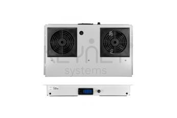 Conjunto 2 ventiladores fijación techo para armario rack termoaislado 19" tipo FRC-A