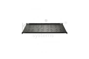 Bandeja fija 1U de 745mm para racks 19" de fondo 1000mm. Sujeción lateral. Carga 20Kg.