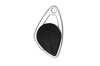 Llavero metálico mifare para sistema de control de accesos Intratone color negro.