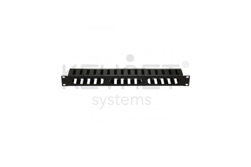 Organizador cables metálico 19" 1U con tapa Organizador cables metálico 19" 1U con tapa