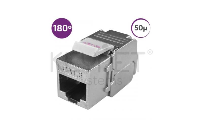 Keystone CAT6 FTP 180º (blindados) Keystone CAT6 FTP 180º (blindados)