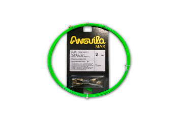 Guía pasa cables 6 metros y 3mm. Poliéster trenzado monofilamento. Color verde