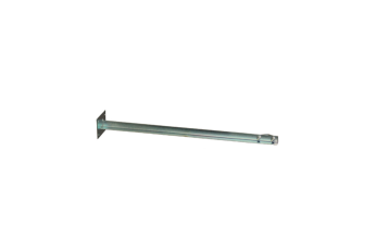 Garra muro 75 cms, placa 90x120mm, perfil 30x30x3mm