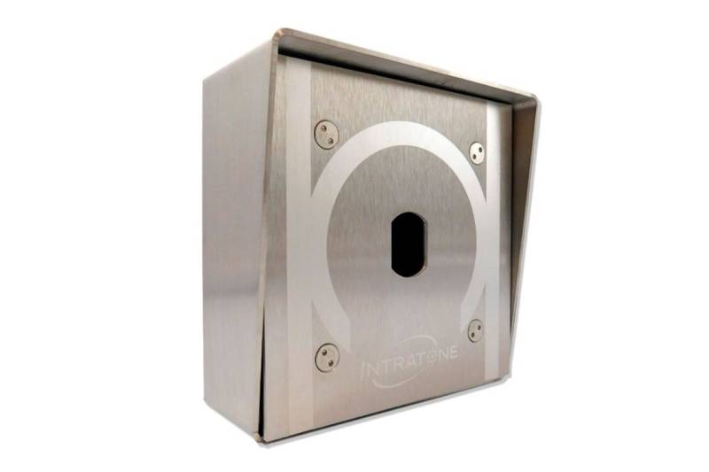 Caja de superficie para lector de proximidad redondo Intratone (parte delantera incluida) Caja de superficie para lector de proximidad redondo Intratone (parte delantera incluida)