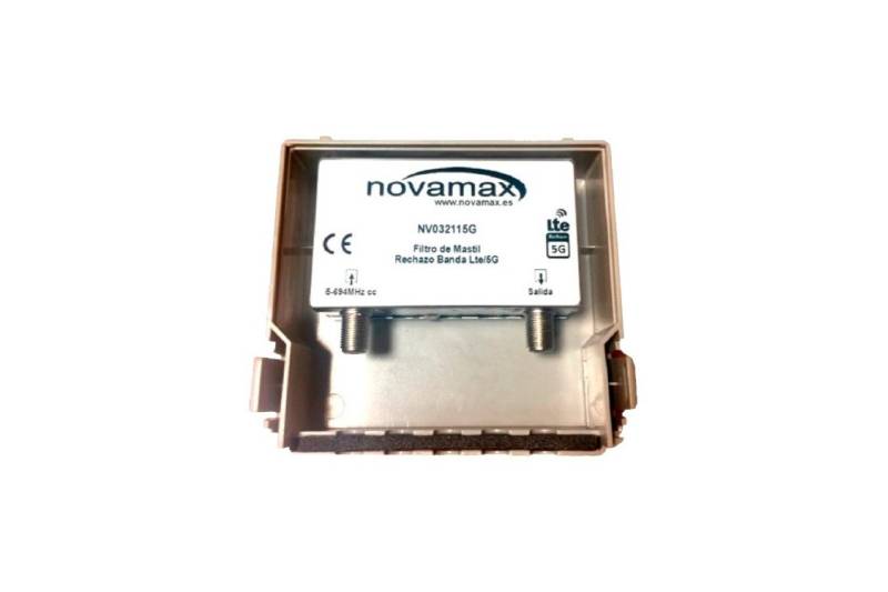 Filtro de mástil 5G, C48, 30dB, interior y exteior. Filtro de mástil 5G, C48, 30dB, interior y exteior.