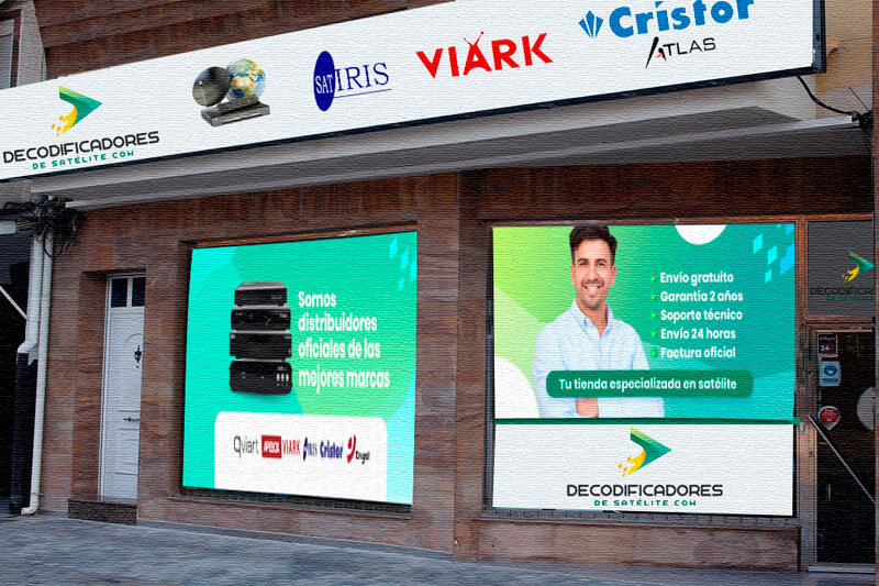 Exterior Oficinas Decodificadores de Satélite